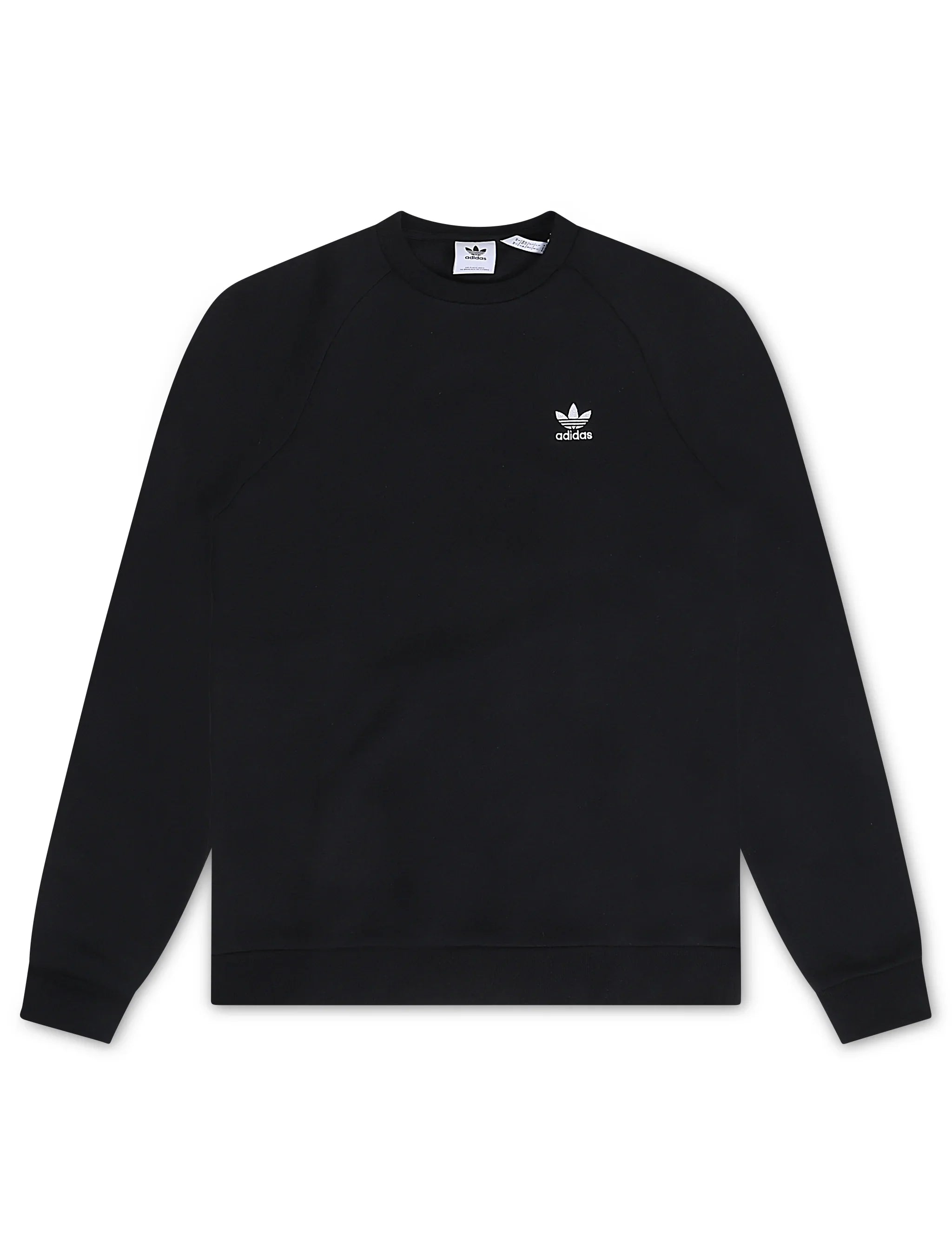 Adidas Logo Essential Crew Sweatshirt - Black