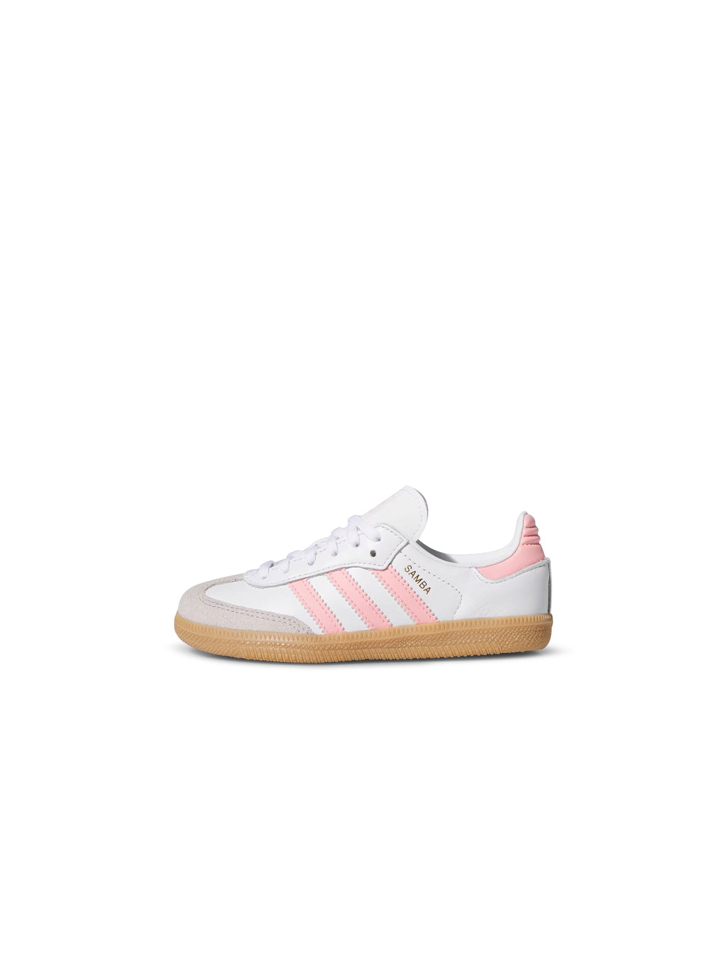 Adidas (TD) Samba - White/Semi Pink Spark