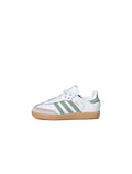 Adidas (TD) Samba - Cloud White/Green