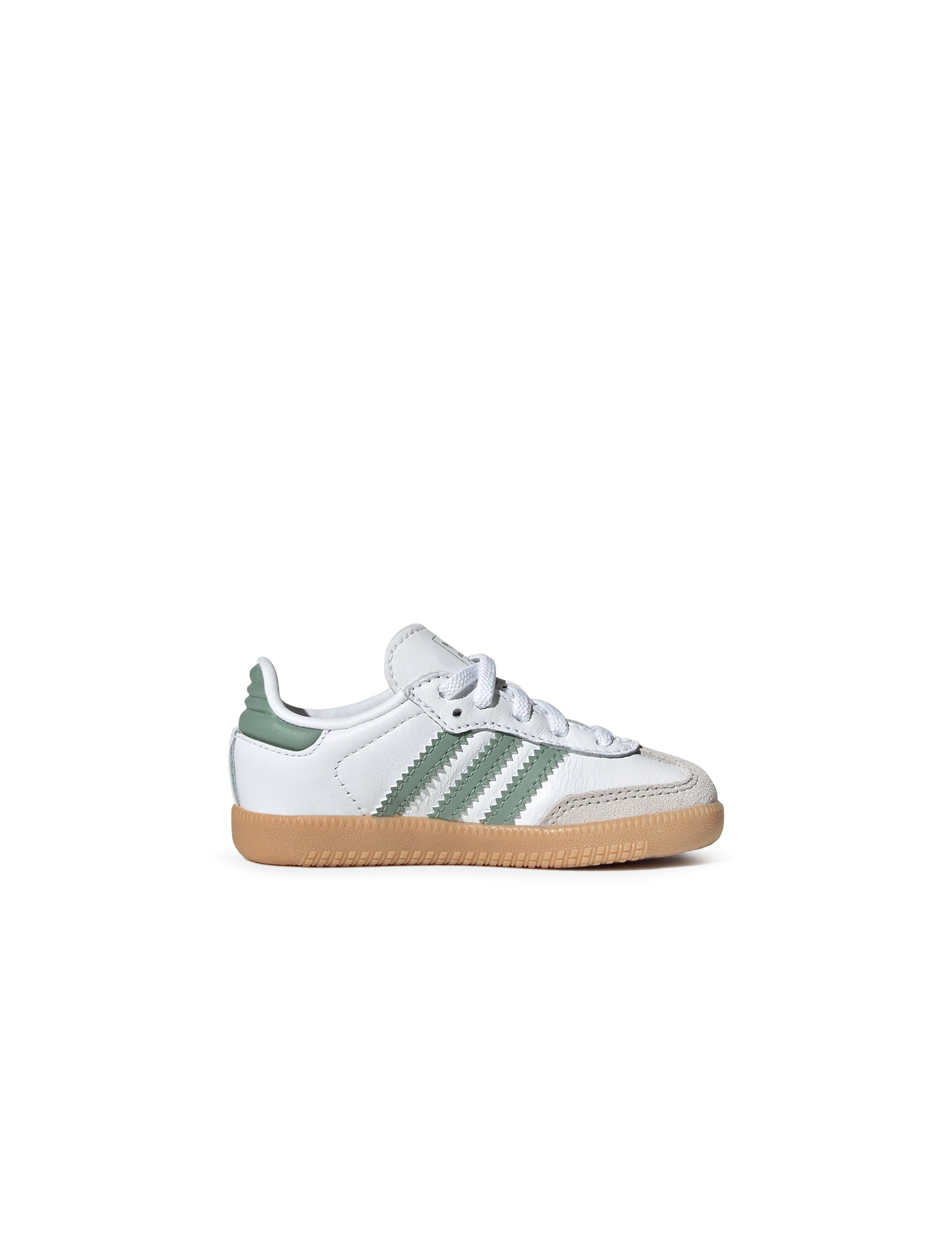 Adidas (TD) Samba - Cloud White/Green