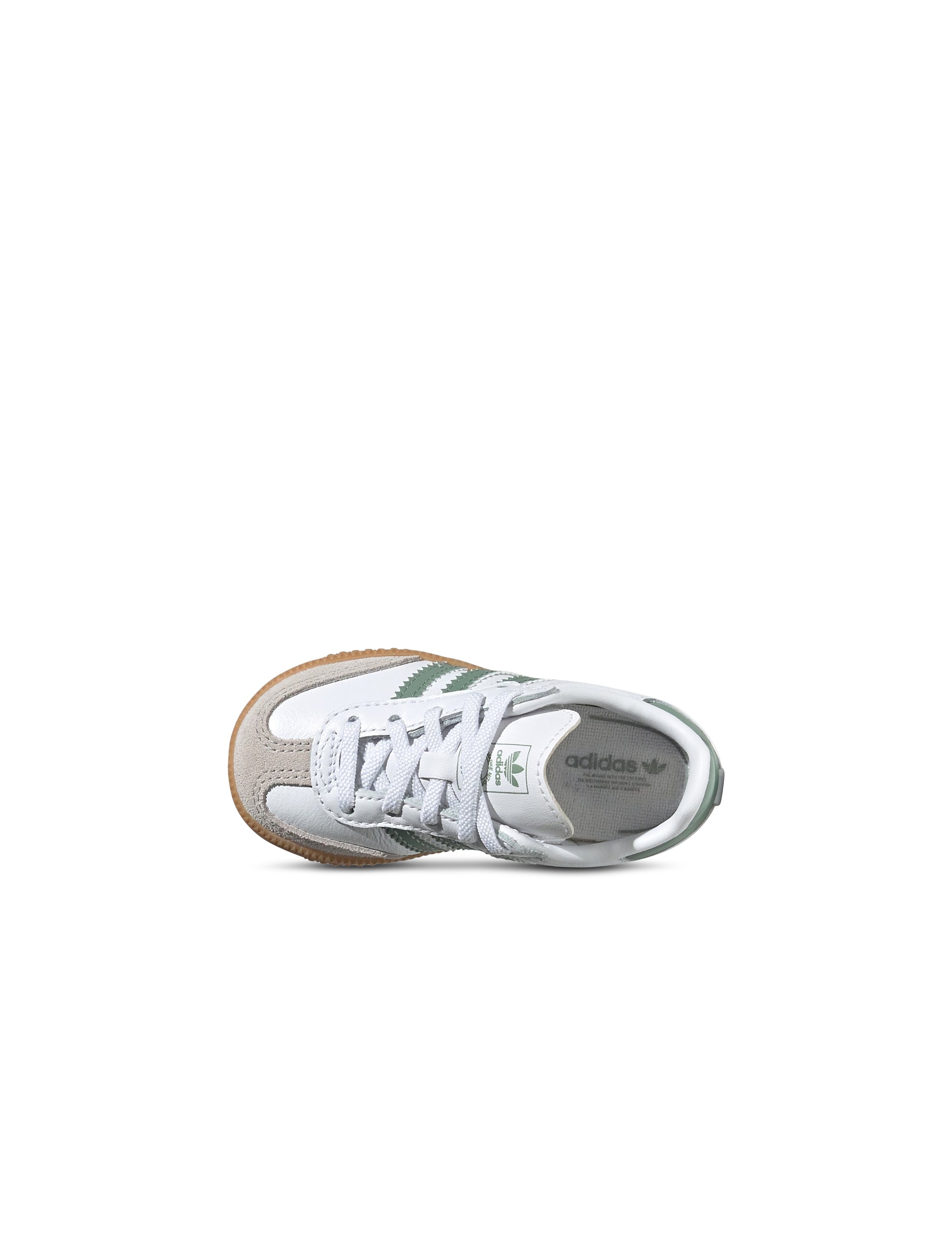 Adidas (TD) Samba - Cloud White/Green